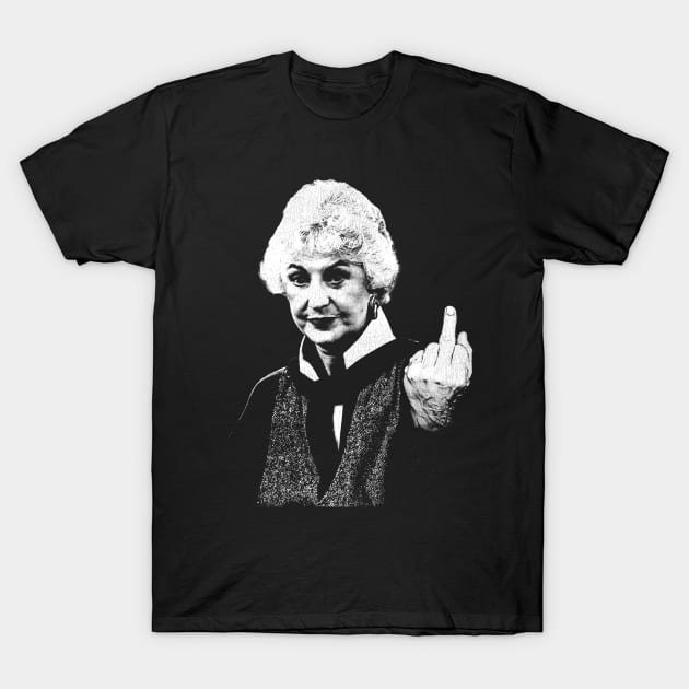 Dorothy Zbornak Middle Finger T-Shirt by darklordpug